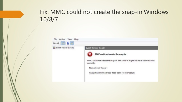mmc cannot create the snap-in because of current user policies-0