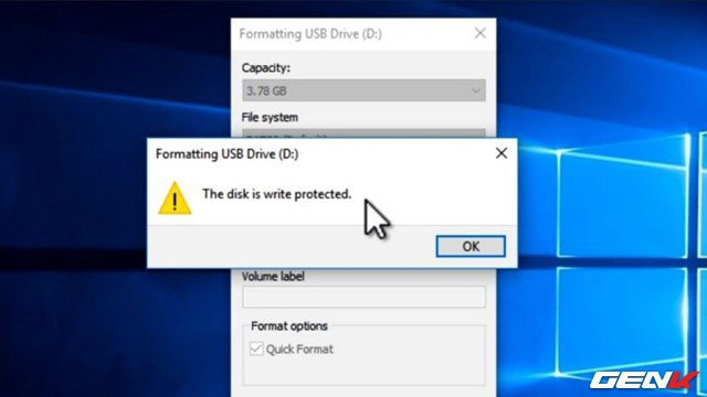 usb bị lỗi the disk is write protected-0